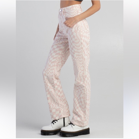 Tilly’s Tinseltown Women’s High Rise 5 Pocket Wide Leg Jean Juniors Size 13 - Picture 1 of 8